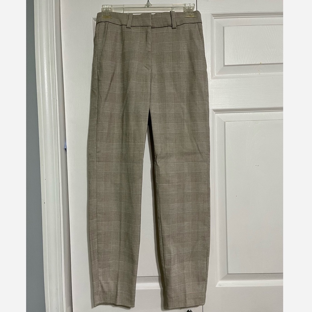 Light Plaid Trousers
